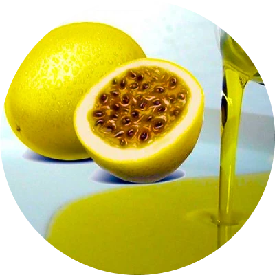 O óleo de maracujá é um ingrediente precioso extraído das sementes dessa fruta tropical. Rico em ácidos graxos essenciais, vitaminas e antioxidantes, ele é amplamente utilizado em cuidados com a pele e cabelos. Com propriedades hidratantes, calmantes e regeneradoras, proporciona maciez, equilíbrio e uma aparência saudável, sendo ideal para promover beleza natural e bem-estar.